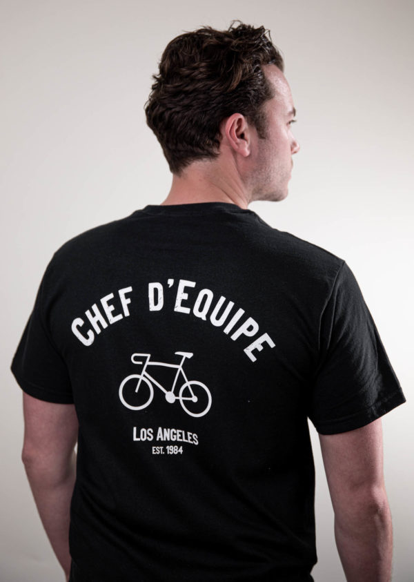 t-shirt zwart de chef